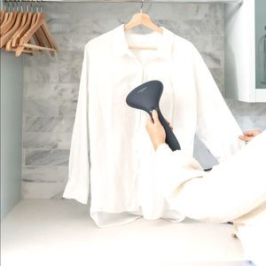 Jillian Harris x steamery Stockholm clothing steamer